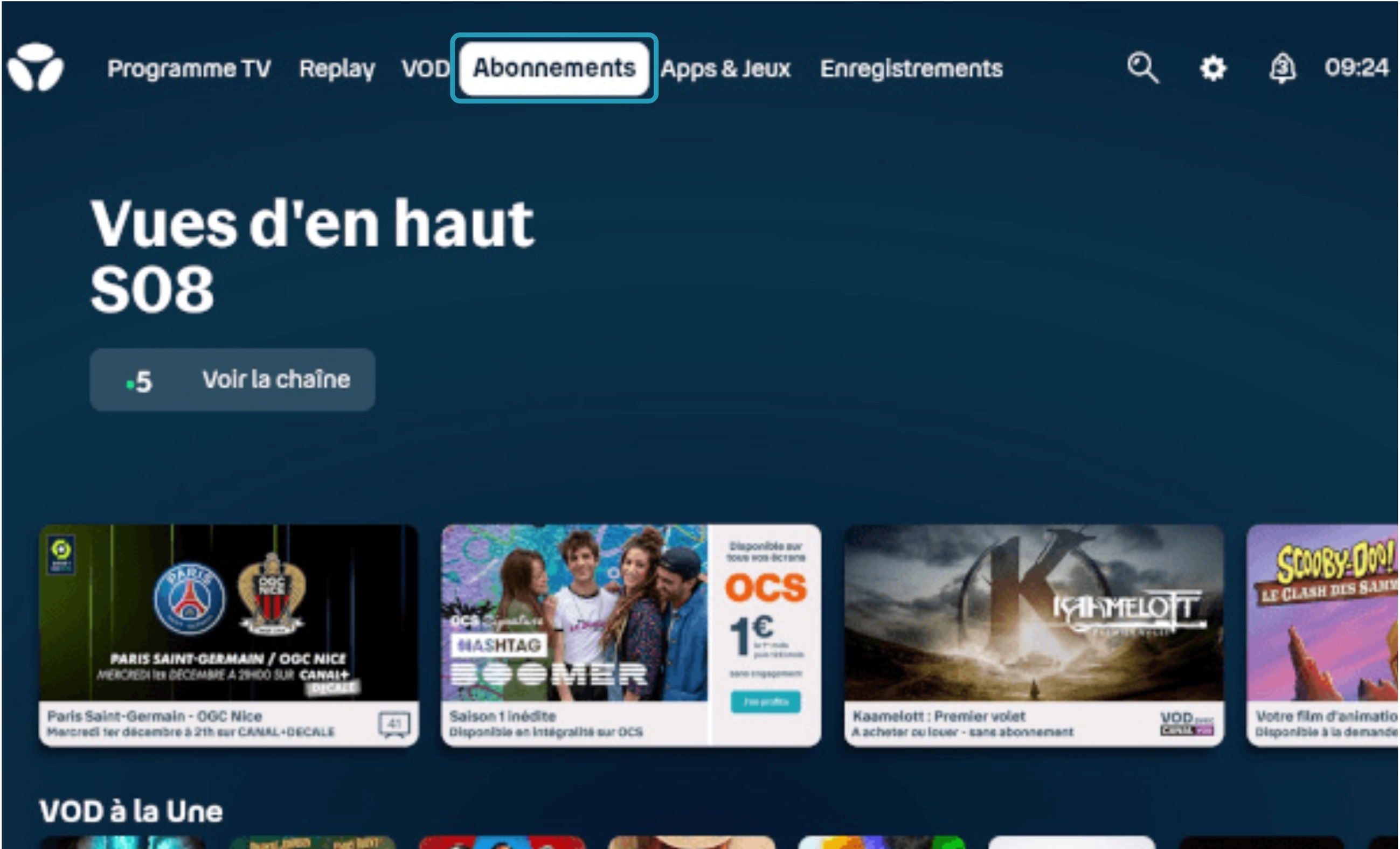 SOONER : cinéma en streaming - Assistance Bouygues Telecom