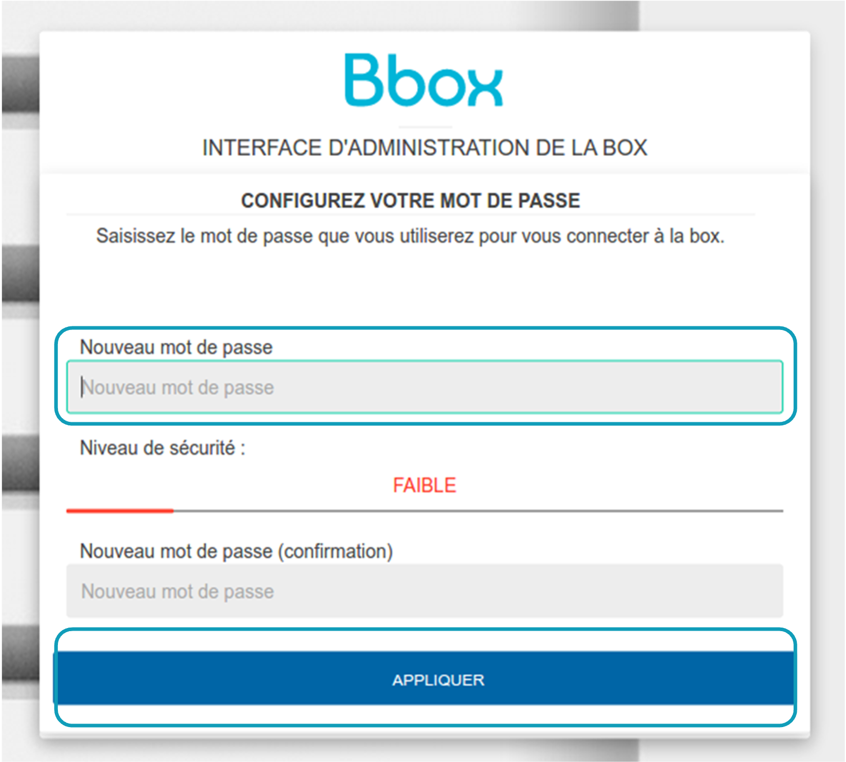 Accès et connexion à l'interface d'administration Bbox - Assistance ...